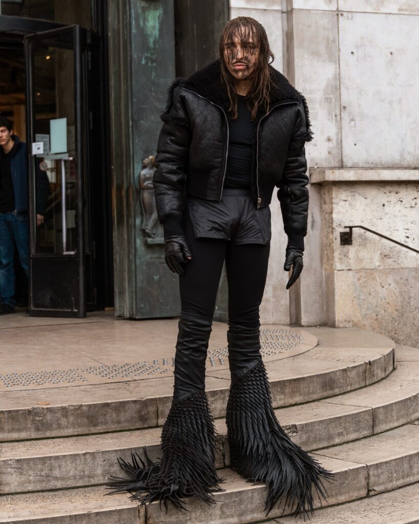 Tommy Cash at the Rick Owens show during Fashion Week in Paris 2026.