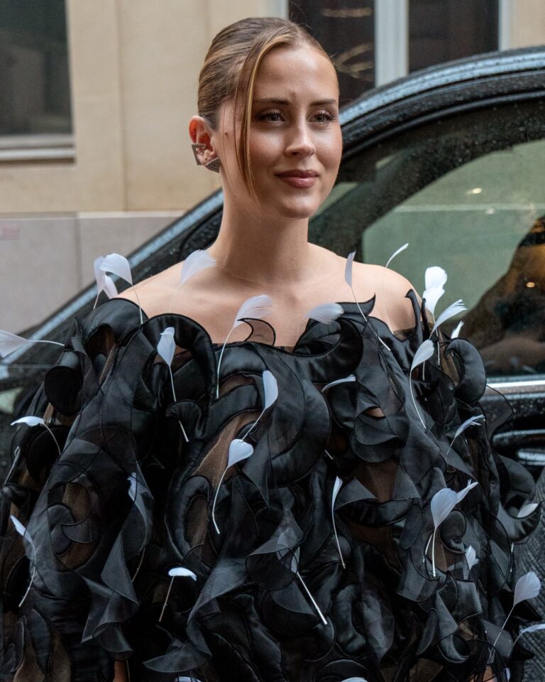 Valentina Ferragni at the YANINA Couture show during Haute Couture in Paris 2026.