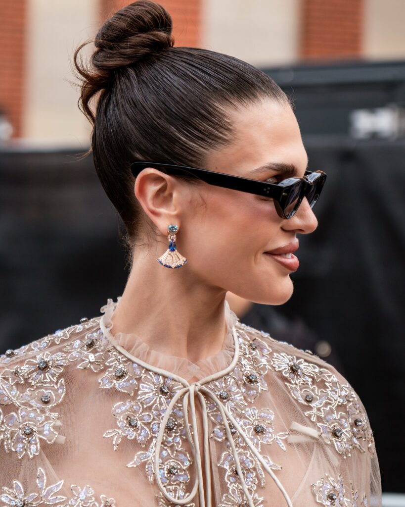 Guest at the Valentino show during Haute Couture in Paris 2026.