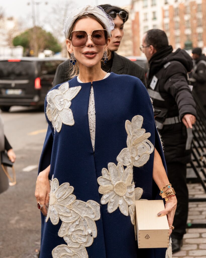 Guest at the Valentino show during Haute Couture in Paris 2026.