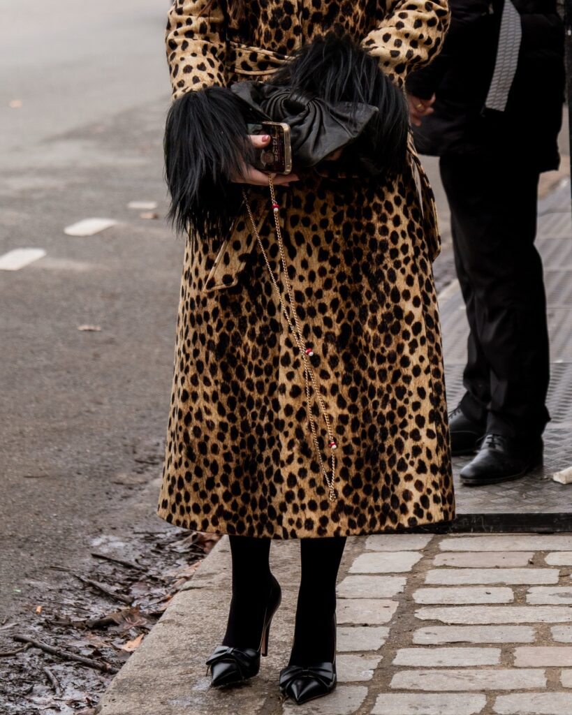 Guest at the Valentino show during Haute Couture in Paris 2026.