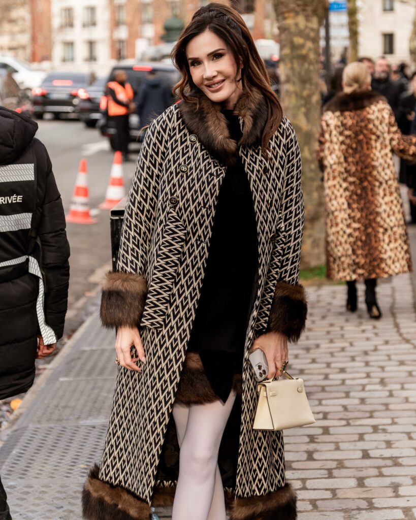 Guest at the Valentino show during Haute Couture in Paris 2026.