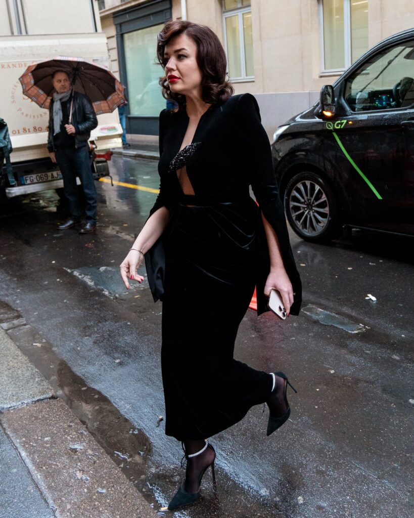 Guest at the YANINA Couture show during Haute Couture in Paris 2026.