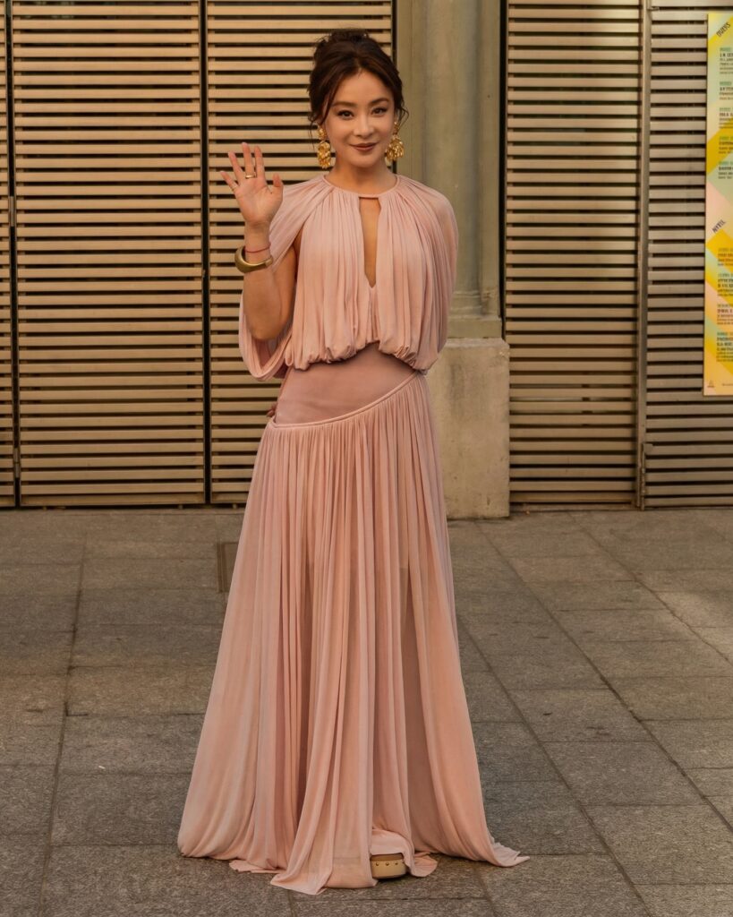 Yuan Shanshan at the ZIMMERMANN show during Fashion Week in Paris 2026.