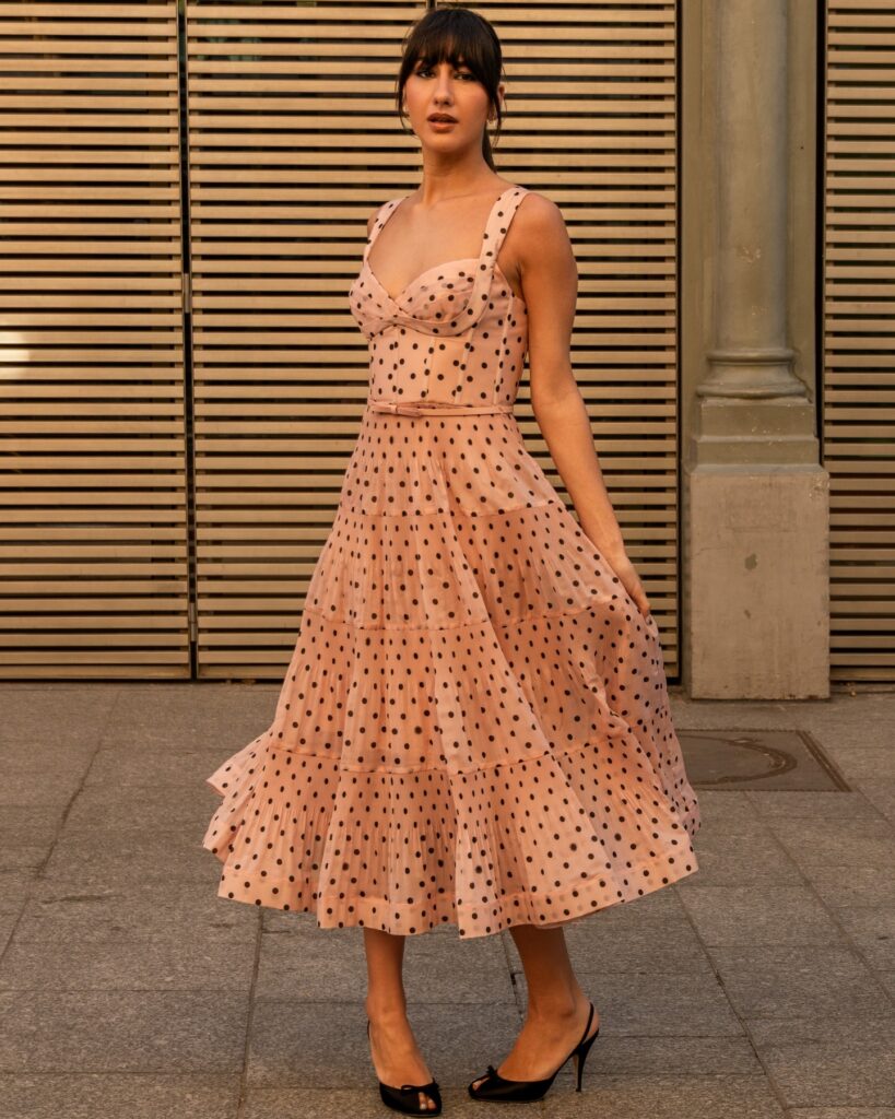 Guest at the ZIMMERMANN show during Fashion Week in Paris 2026.