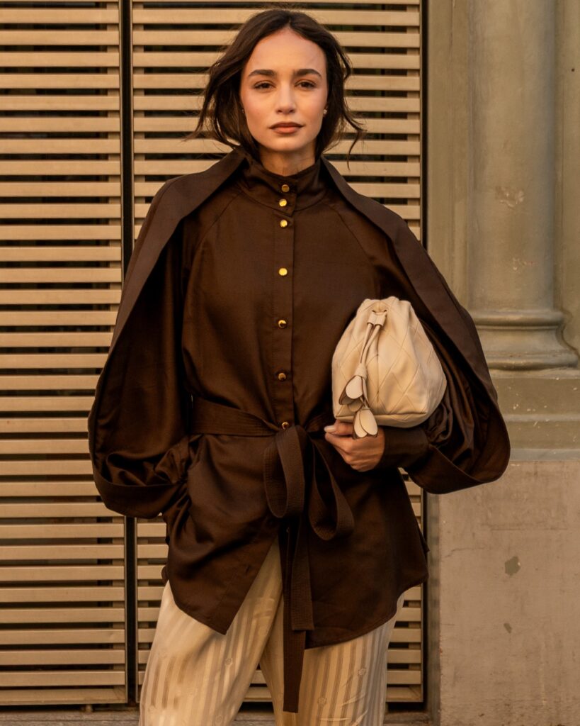 Guest at the ZIMMERMANN show during Fashion Week in Paris 2026.