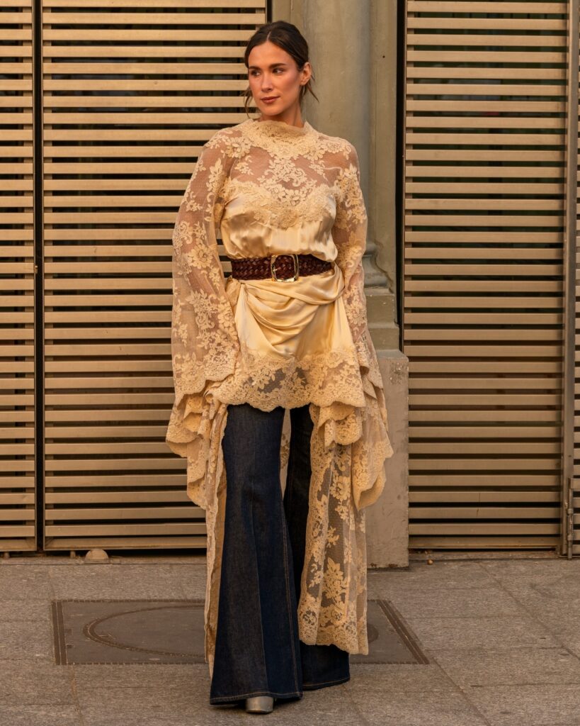 Guest at the ZIMMERMANN show during Fashion Week in Paris 2026.