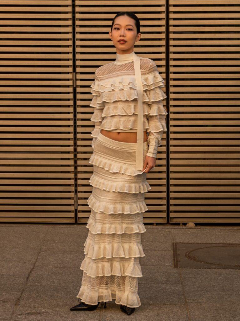 Guest at the ZIMMERMANN show during Fashion Week in Paris 2026.