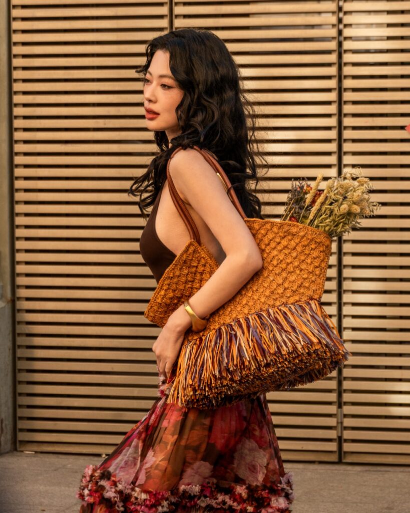 Guest at the ZIMMERMANN show during Fashion Week in Paris 2026.