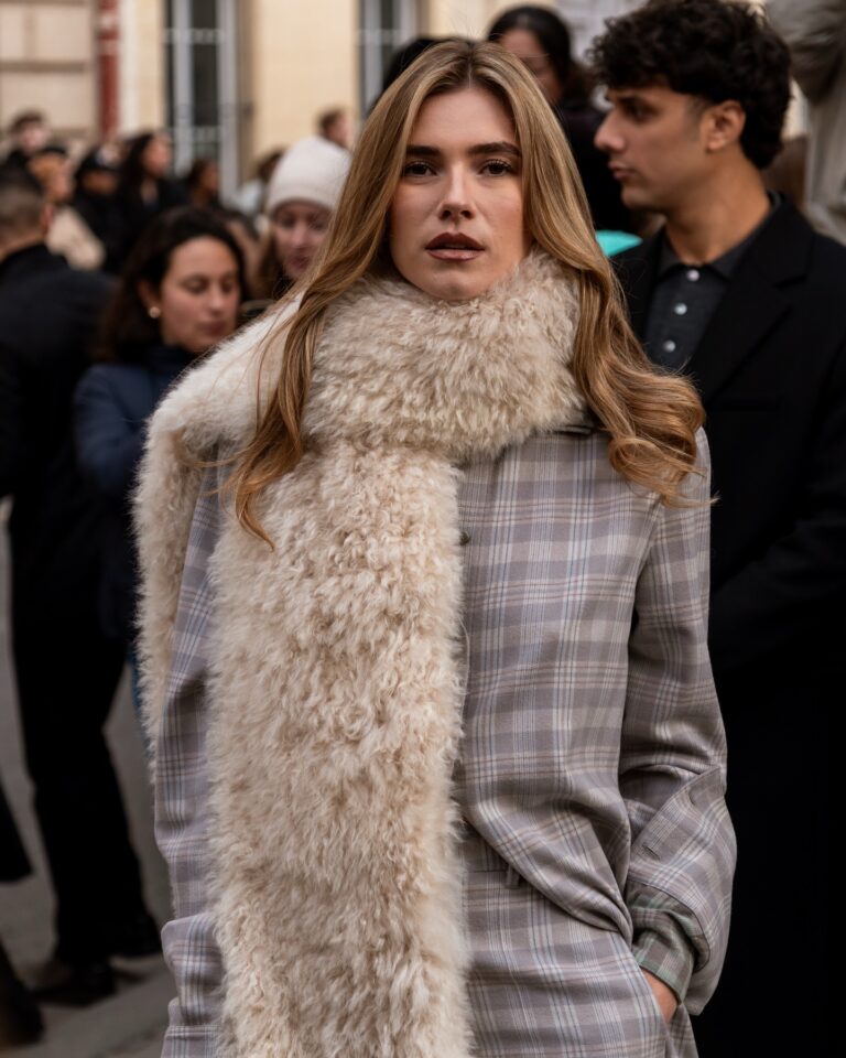 Zita d'Hauteville at the Dior show during Haute Couture in Paris 2026.
