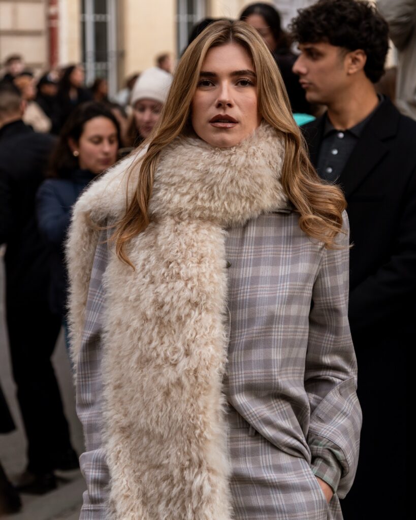Zita d'Hauteville at the Dior show during Haute Couture in Paris 2026.