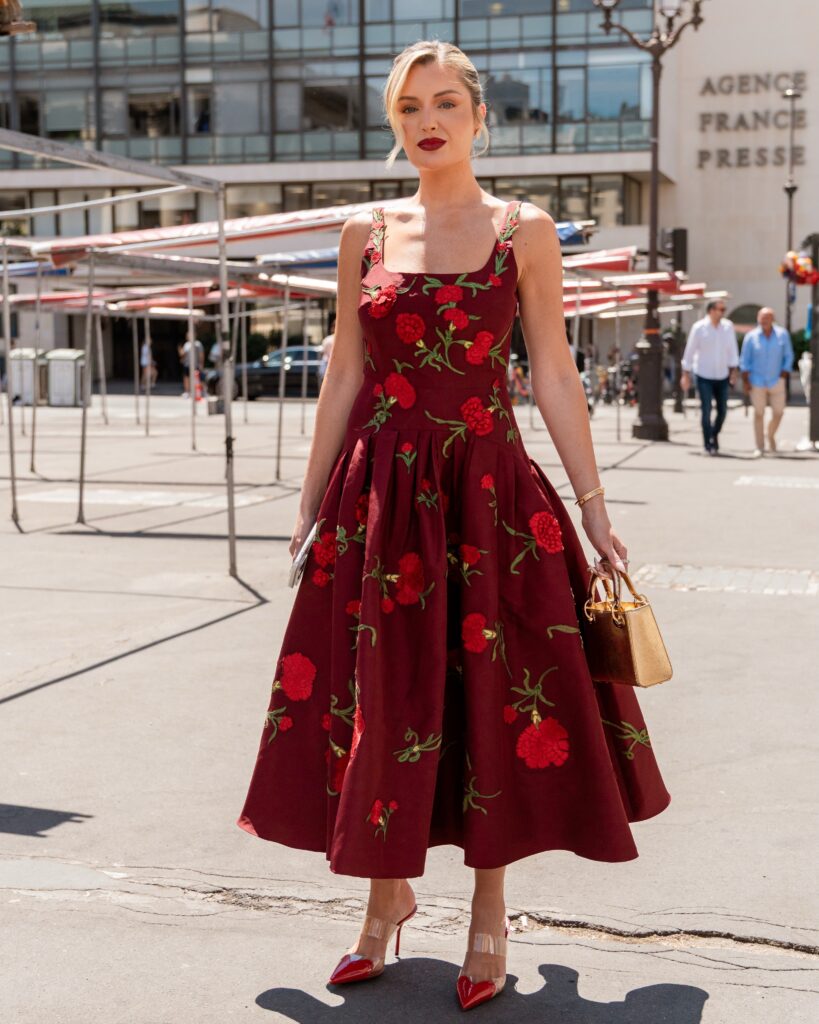 Zofia at the Georges Hobeika show during Haute Couture in Paris 2026.