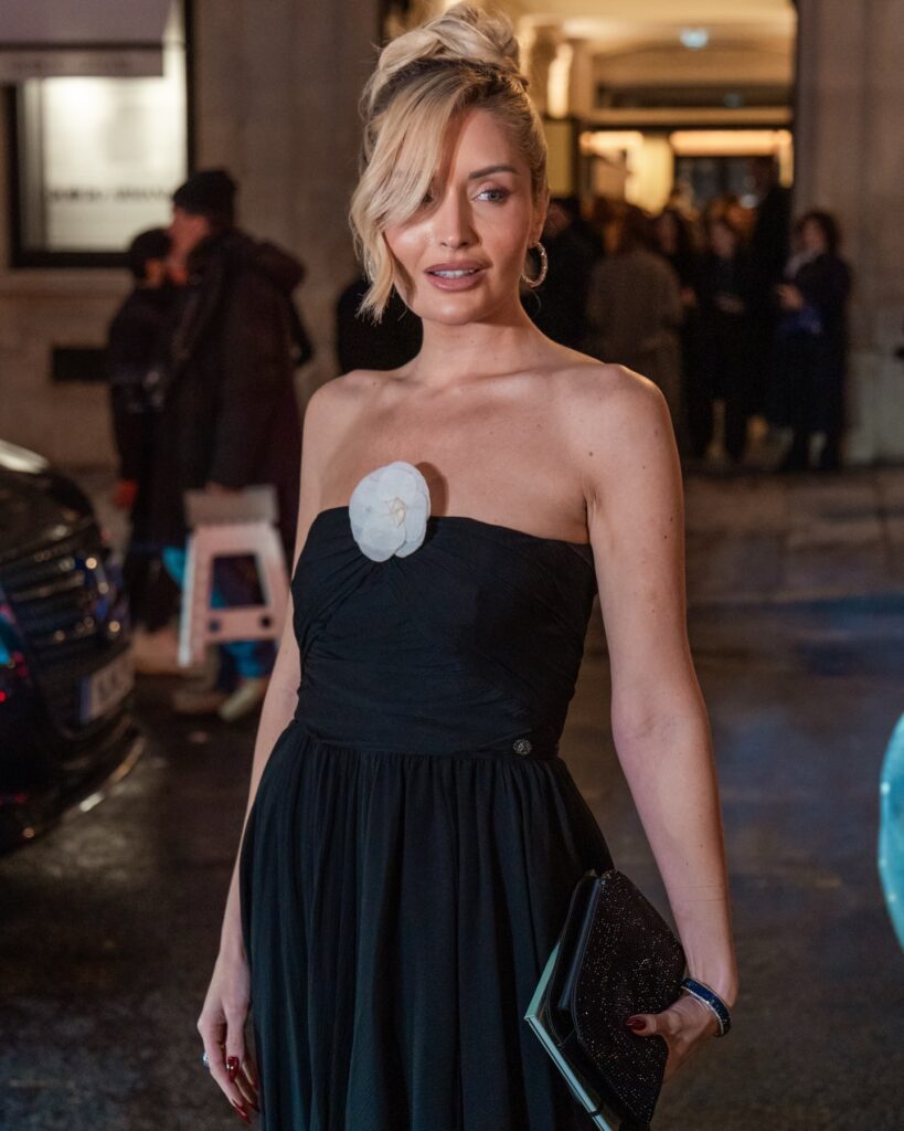 Zofia at the Giorgio Armani show during Haute Couture in Paris 2026.